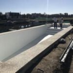 Pileta en obra la albina